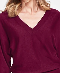 I.n.c. International Concepts Women's V-Neck Sweater, Created for Macy's