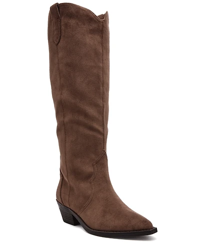 Dv Dolce Vita Women's Kit Knee-High Wide Calf Cowboy Boots