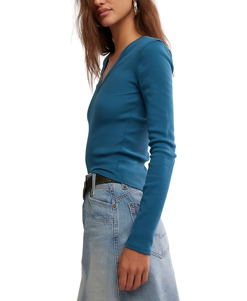 Free People Women's Neria V-Neck Top