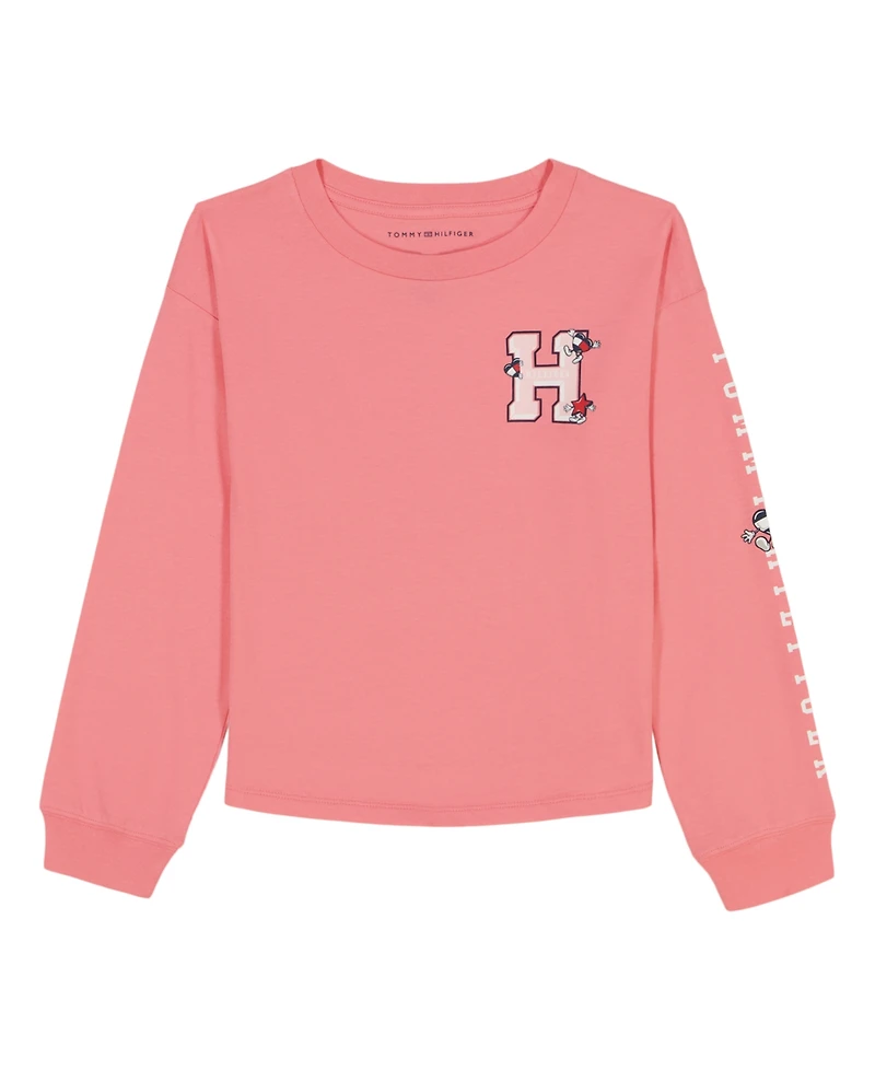 Tommy Hilfiger Girls 7-16 Mascot Long Sleeve T-Shirt