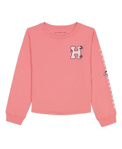 Tommy Hilfiger Girls 7-16 Mascot Long Sleeve T-Shirt