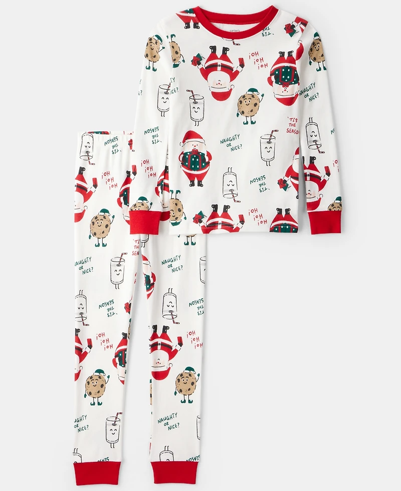 Carter's Boys and Girls 4-12 2-Piece Long-Sleeve Top Pajama Set
