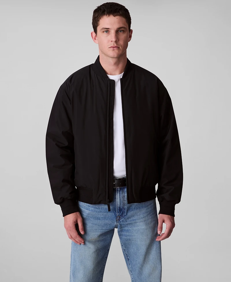 Calvin Klein Men's Hero Bomber Full-Zip Long Sleeve Jacket