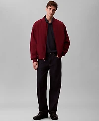 Calvin Klein Men's Hero Bomber Full-Zip Long Sleeve Jacket