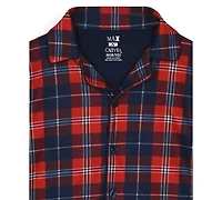 Max & Olivia Boys 4-20 2-Piece Plaid Pajama Shirt and Pants Set