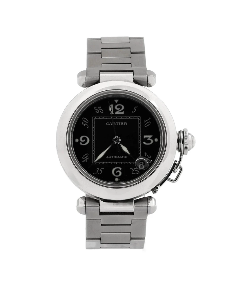 Pre-Owned Cartier Pasha C de Cartier Automatic Watch in Stainless Steel 35mm