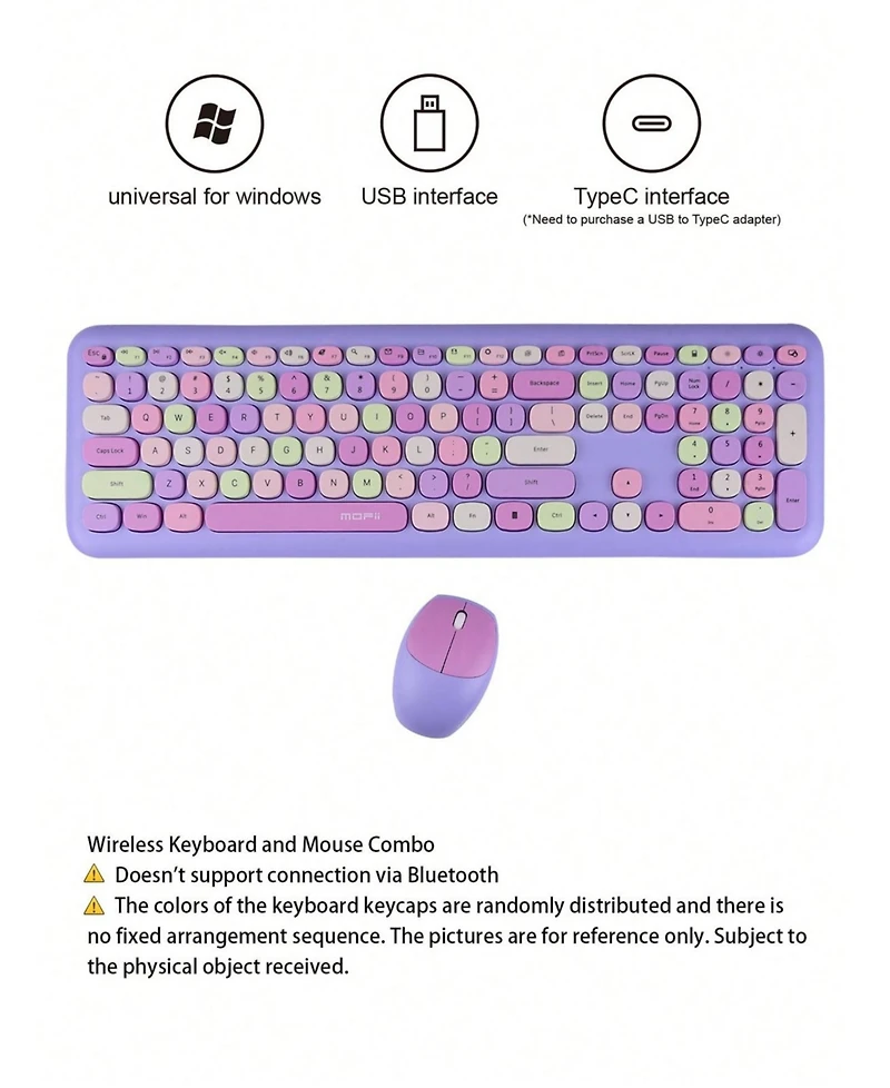 666 Wireless Keyboard Mouse Set