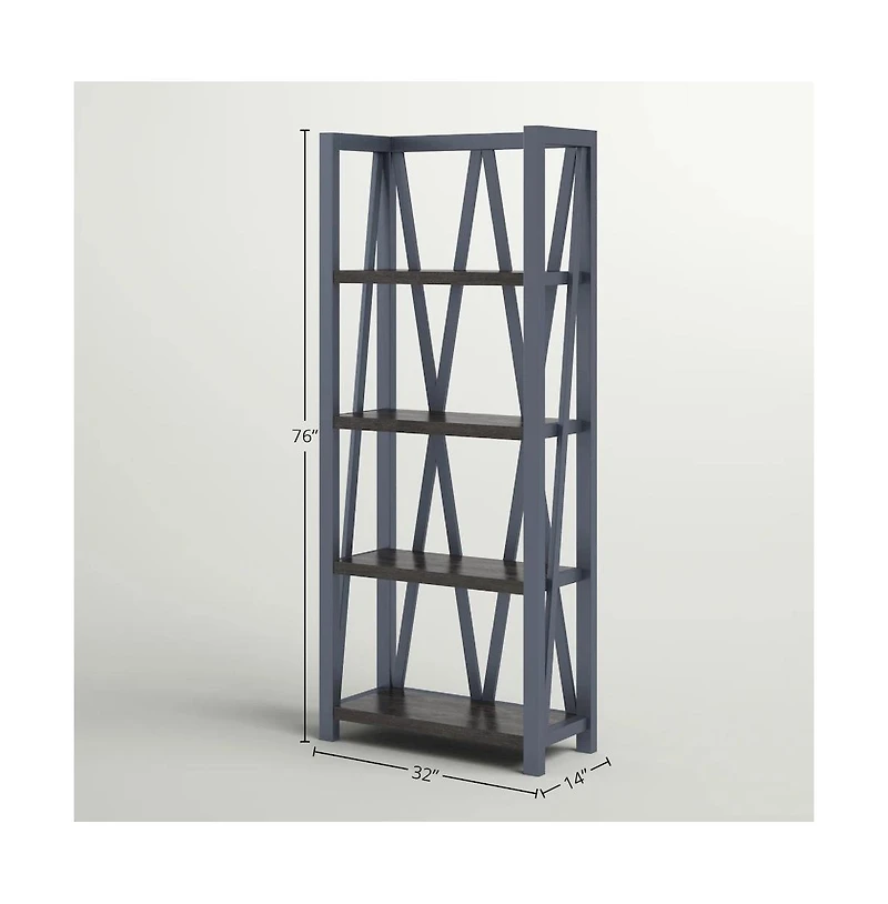 Parker House Furniture Parker House Americana Modern - Denim Etagere Bookcase