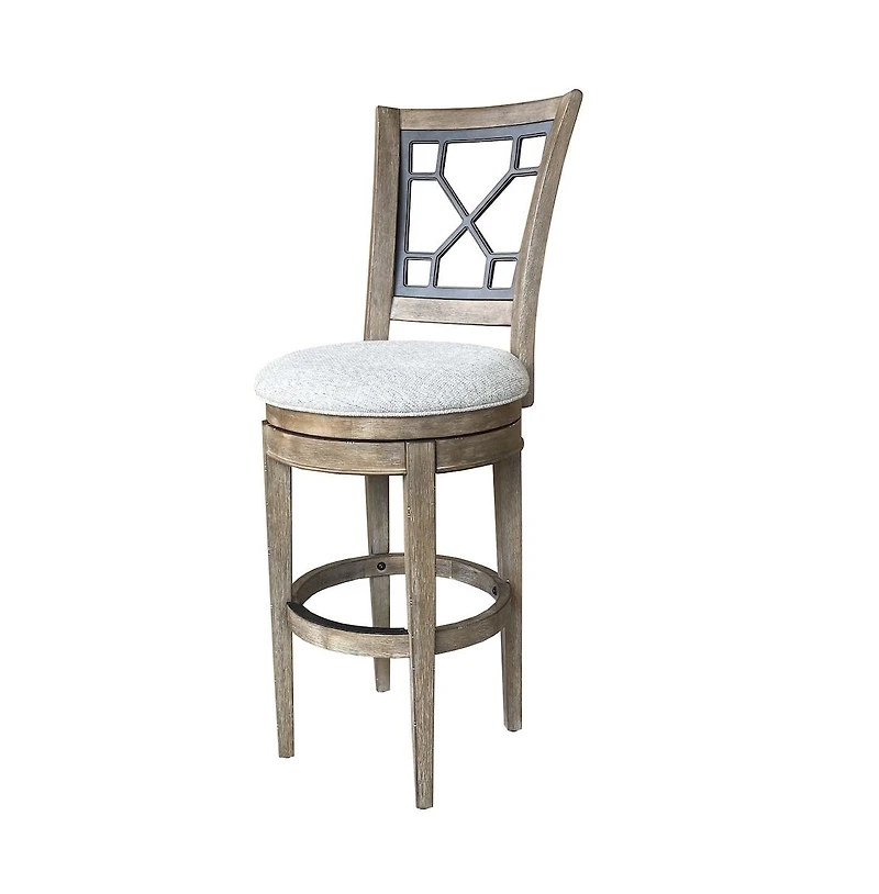 Parker House Furniture Parker House Sundance Dining - Sandstone Grid Back Swivel Bar Stool