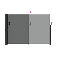 Retractable Side Awning Anthracite