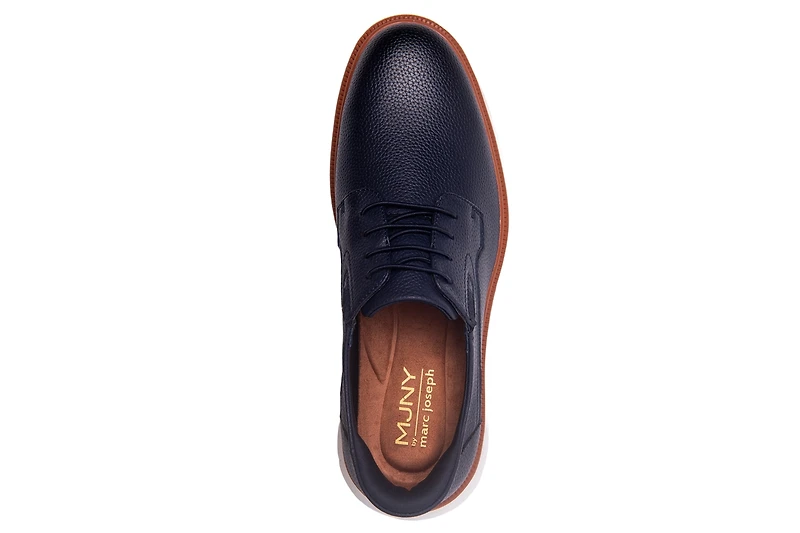 Marc Joseph New York Men's Cloud Street Hands-Free Slip On Lightweight Leather Oxfords