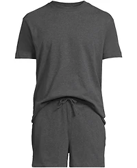 Lands' End Men's Short Sleeve Knit Jersey Sleep Set