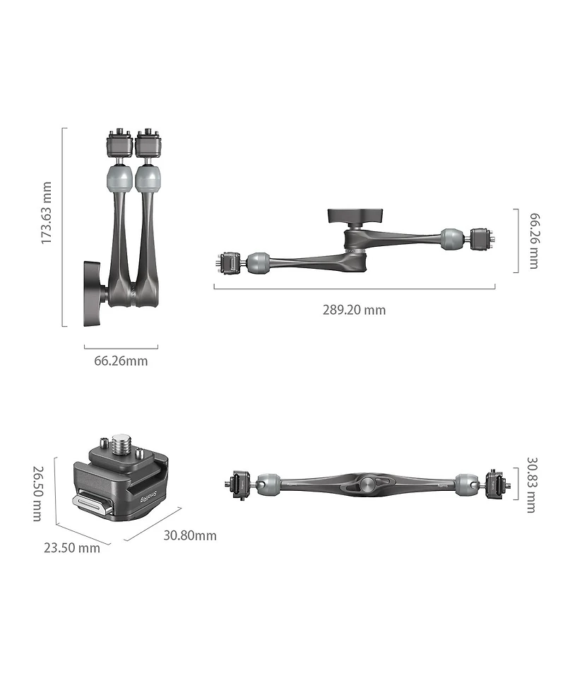 SmallRig HawkLock H21 11" Quick Release Rosette Magic Arm