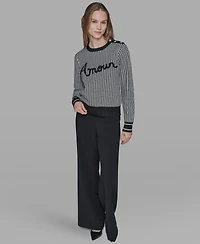 Karl Lagerfeld Paris Petite Amour Long Sleeves Sweater
