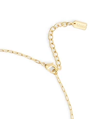 Coach Gold Plated Rexy Pendant Necklace