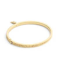 Coach Gold Plated Rexy Charm Bangle Bracelets