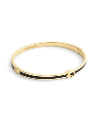 Coach Minimal Hinged Bangle Bracelets