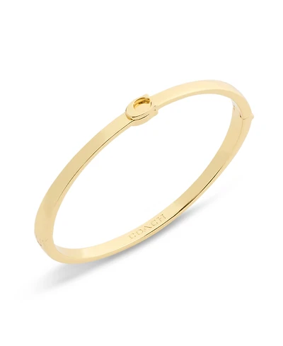 Coach Minimal Hinged Bangle Bracelets