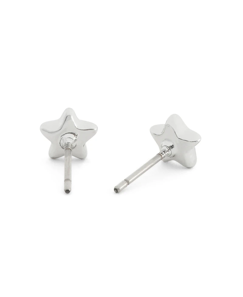 Coach Rhodium Plated Pave Star Jewelry Set