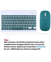 Wireless Bluetooth Keyboard And Mouse Combo - Compact Wireless Mouse Keyboard Set