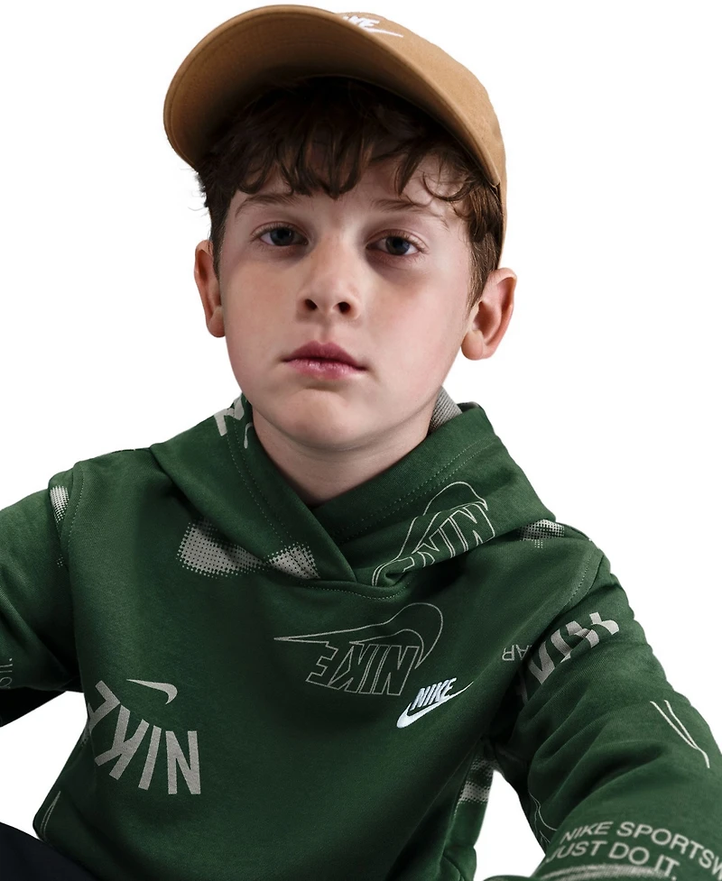 Nike Sportswear Big Kids Club French Terry Hoodie