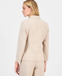 Le Suit Women's Notch-Lapel Mid-Rise Pantsuit