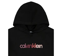 Calvin Klein Girls 7-16 Long Sleeve Pull-On Hoodie