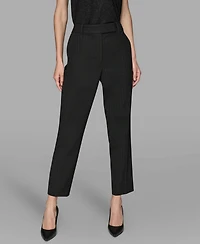 Karl Lagerfeld Paris Women's Novelty Slim Leg Pants