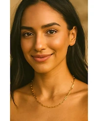 Hollywood Sensation Paperclip Link Necklace – Effortless Glamour for Any Occasion