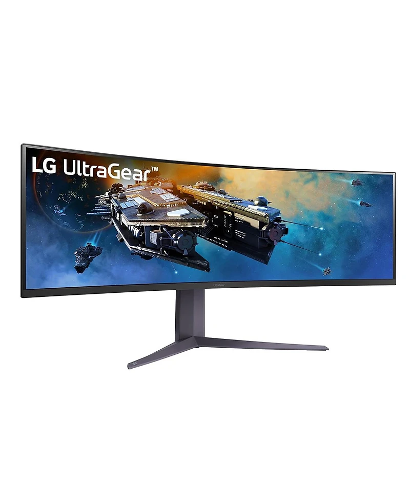 Lg UltraGear 45GR65DC-b 44.5" 32:9 Dqhd 200Hz Curved Va Hdr Gaming Monitor, Black