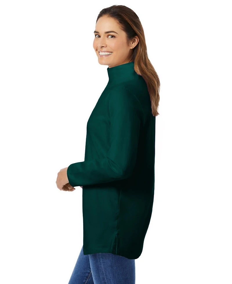 Woman Within Women's Perfect Mockneck Tunic