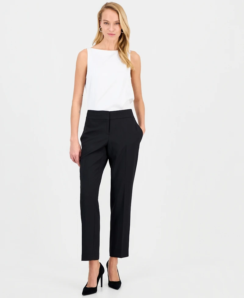 Le Suit Women's Notch-Lapel Mid-Rise Pantsuit
