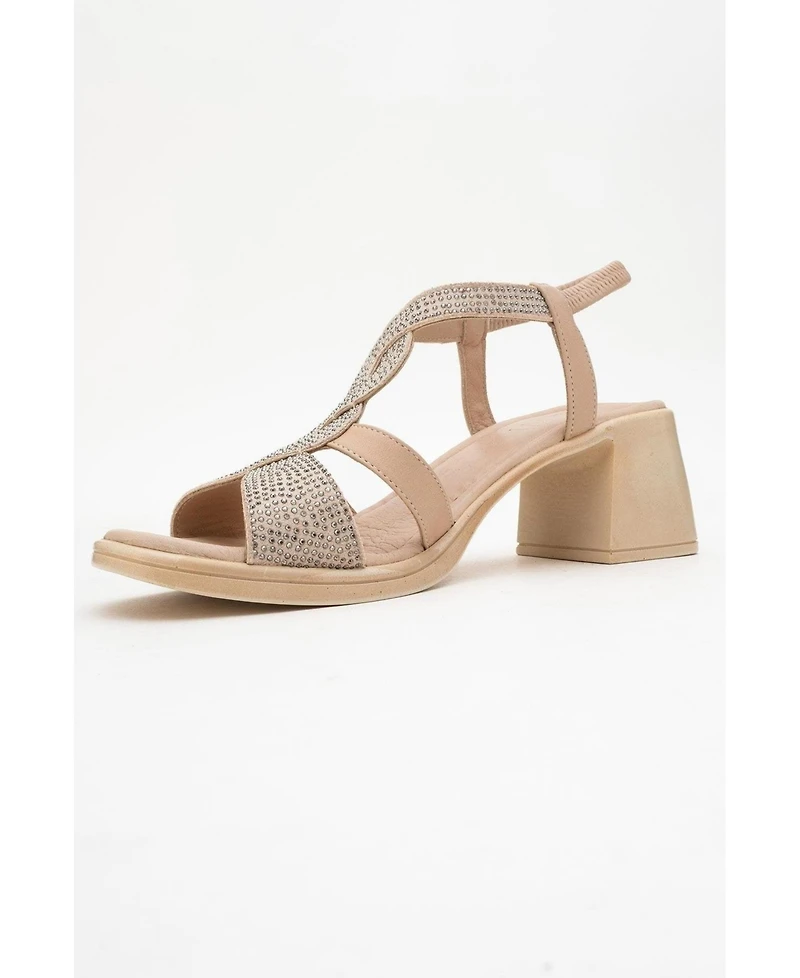 Forever & Always Shoes Dolen Leather Chunky Sandal (Women)