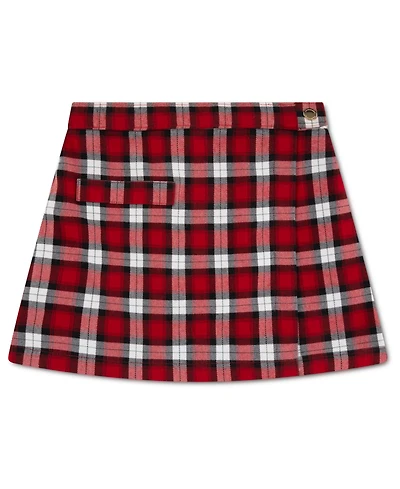abercrombie kids Girls 5-18 Plaid Print Wrap Skort