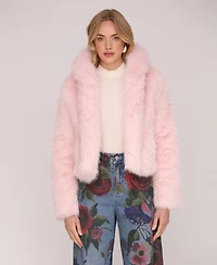 Avec Les Filles Women's Cropped Long Sleeve Jacket