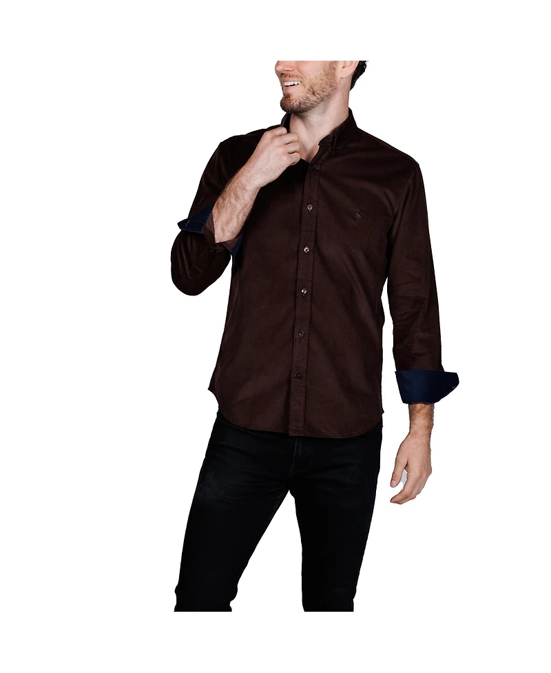 Tailorbyrd Men's Corduroy Sport Shirt