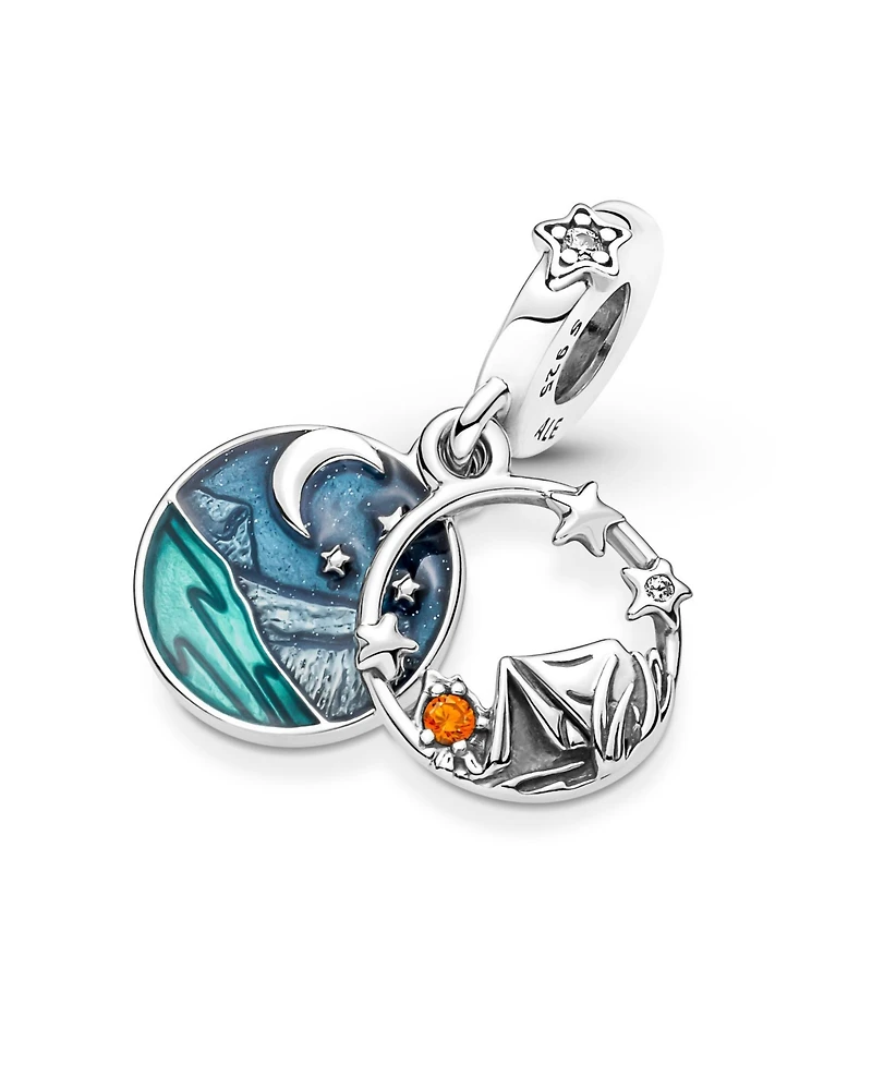 Pandora Sterling Silver Camping Double Dangle Charms