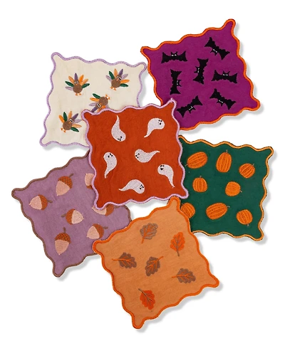Furbish Studio Furbish Fall Cocktail Napkin Set of 6