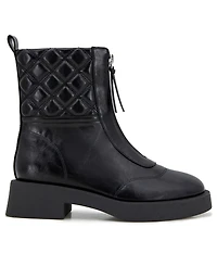 Kenneth Cole Reaction Women's Salinda Almond Toe Combat Boots