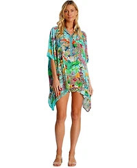 La Moda Clothing Women's Mini Kaftan Dress