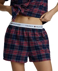 Tommy Hilfiger Women's 2-Piece Shorts Sleeve Top and Boxer Set