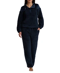 Tommy Hilfiger Women's 2-Piece Long Sleeves Top and High Waist Pants Set