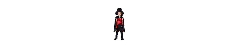 Dress Up America Kids Black Velvet Magician Costume Set