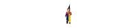 Dress Up America Multi-Color Clown Costume Set - Toddlers Gilrs & Boys