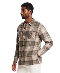 Weatherproof Vintage Men's Plaid Long Sleeve Shirt Jacket