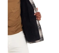 Weatherproof Vintage Men's Plaid Hooded Shirt Jacket