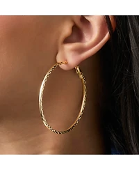 Jessica Simpson Mixed Metal Hoop Earring Set in Gold & Silver-Tone