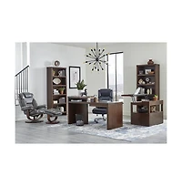 Parker Living Monarch - Ice Manual Reclining Swivel Chair and Ottoman
