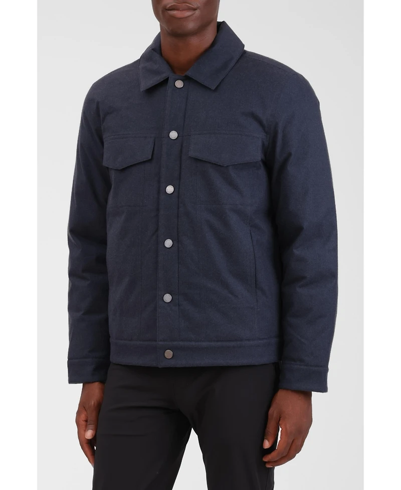 Bagatelle Homme Men's Faux Wool Trucker Jacket