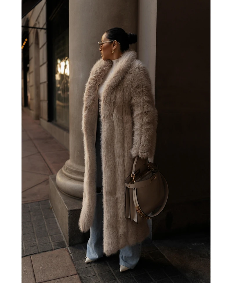 Jluxlabel Manhattan Faux Fur Coat
